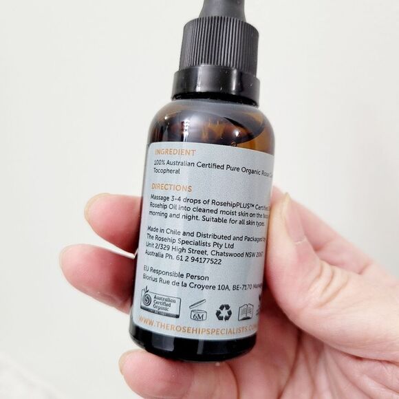 Set Of 3 Rosehip Oil Australian Certified Organic Cold Pressed - Picture 4 of 9